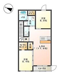ブリスティア湘南 2LDKの間取図画像