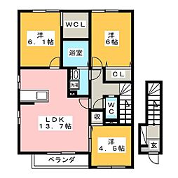間取図画像 3LDK