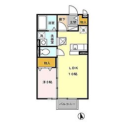 間取図画像 1LDK