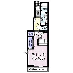 グランデマーレ ワンルームの間取図画像