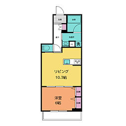 LIEN栄町 1LDKの間取図画像