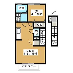 ソフィア相南 1LDKの間取図画像