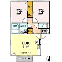 物件の間取り