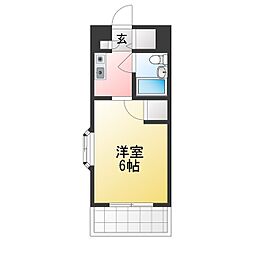 ウィンベルソロ鶴川1 ワンルームの間取図画像