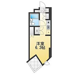 ドミトリー原町田 ワンルームの間取図画像