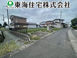 矢吹町小松　建築条件無し売地