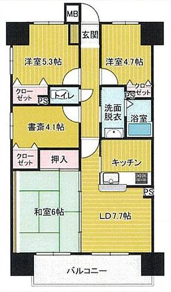 間取り：307000084536