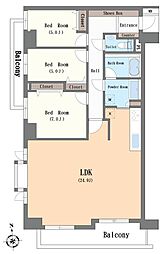間取図画像 3LDK