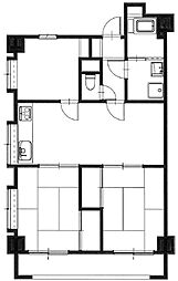 第一若葉台マンション 3LDKの間取図画像