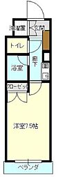 トーカンキャステール長岡駅東 1Kの間取図画像