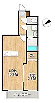 Lineage　Court野洲駅西  ｜ 滋賀県野洲市行畑（賃貸マンション1LDK・5階・35.01㎡） その2