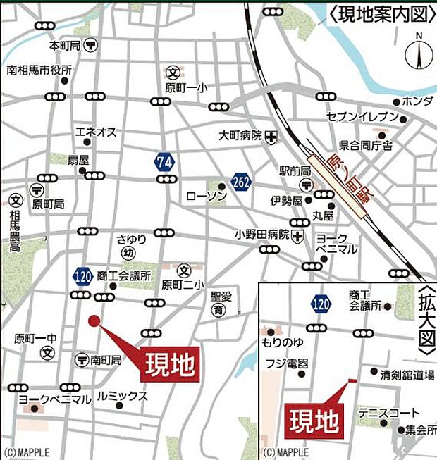 現地案内図