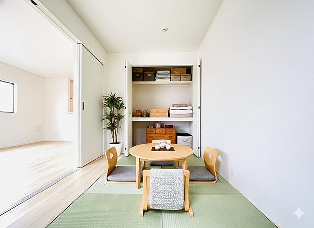 お客様が来た時には客間としても利用できる和室。しっとり落ち着いた雰囲気です。(同仕様)