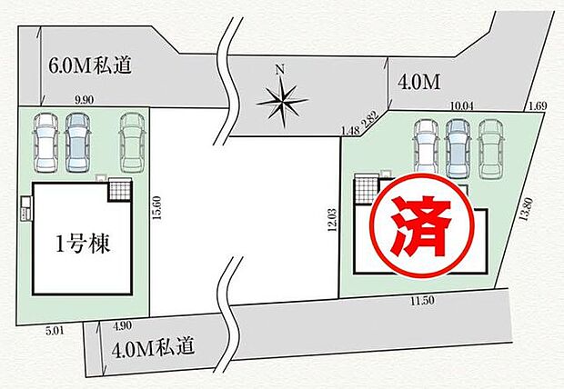 【区画図】全2棟