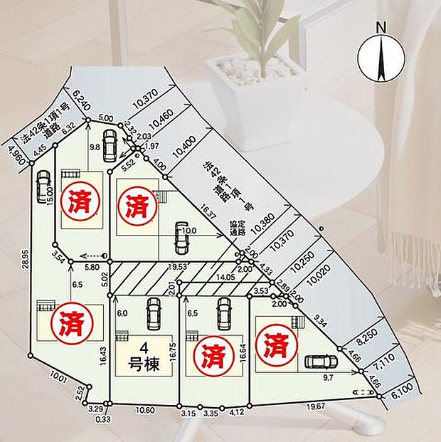 【区画図】全6棟