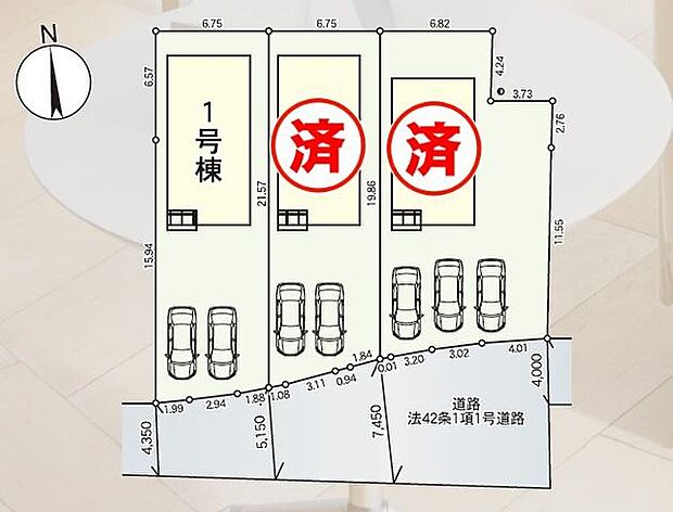 【区画図】全3棟