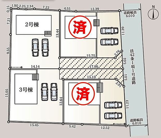 【区画図】全4棟