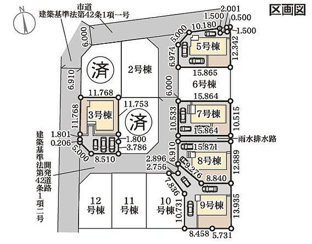【区画図】全12棟