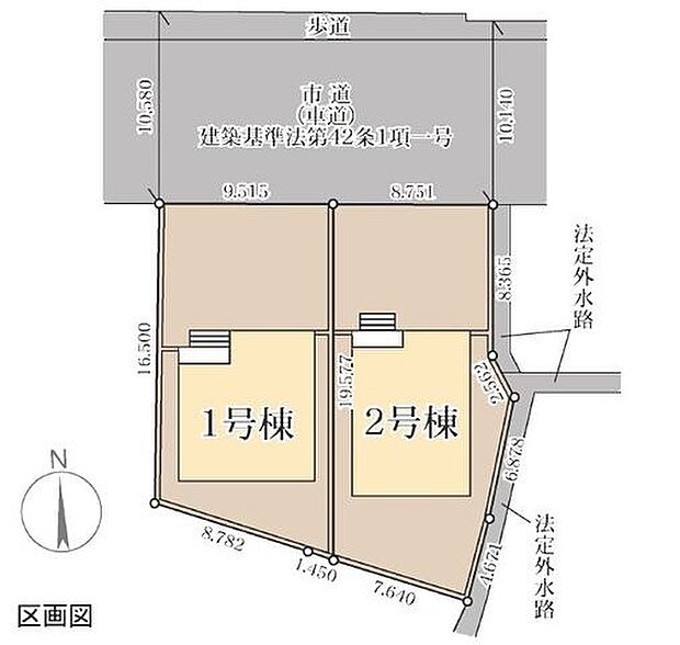 区画図:全2区画