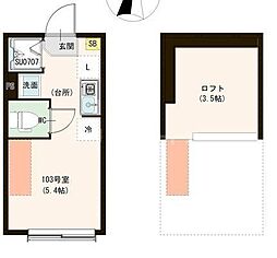 間取図画像 ワンルーム