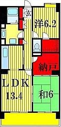 ウイングプラザ 2LDKの間取図画像