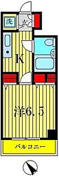 葛飾第一ビル 1Kの間取図画像