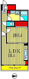 イーストコア曳舟一番館 1LDKの間取図画像