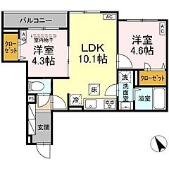 物件の間取り