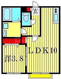 メゾン・ド・ジュンキ 1LDKの間取図画像