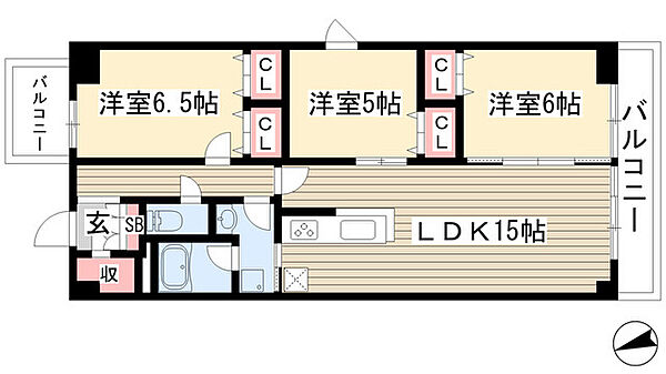 同じ建物の物件間取り写真 - ID:223031423776