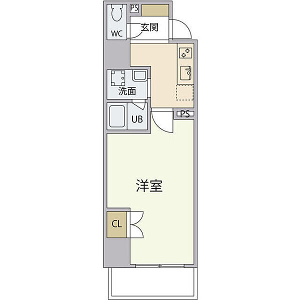 STUDIO KANAREBASHI 1301｜愛知県名古屋市千種区香流橋１丁目(賃貸マンション1K・13階・35.46㎡)の写真 その2