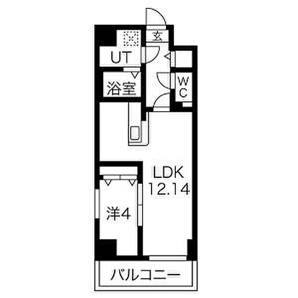 GRANDUKE古出来fiore 1105｜愛知県名古屋市千種区古出来３丁目(賃貸マンション1LDK・11階・41.00㎡)の写真 その2