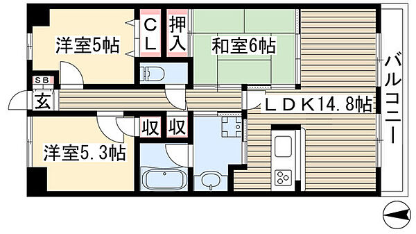 同じ建物の物件間取り写真 - ID:223031799892