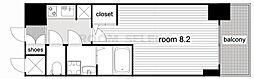 S-RESIDENCE熱田 1Kの間取図画像