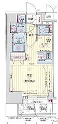 プレサンス上前津リラシス 1Kの間取図画像