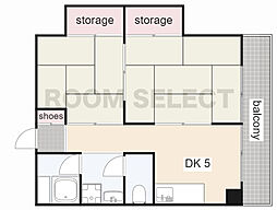 光菱ビル 2Kの間取図画像