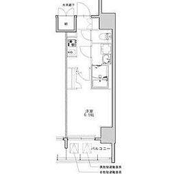 S-RESIDENCE名駅北alesia(アレシア) 1Kの間取図画像