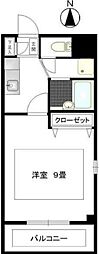 プチメゾン稲生2 1Kの間取図画像