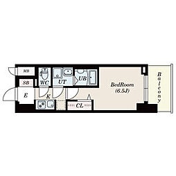 S-RESIDENCE上前津駅前 1Kの間取図画像