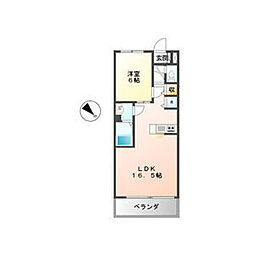 ニッセイディーセント金山 1LDKの間取図画像