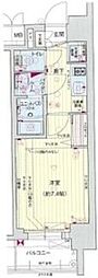 プレサンス栄ブリオ 1Kの間取図画像