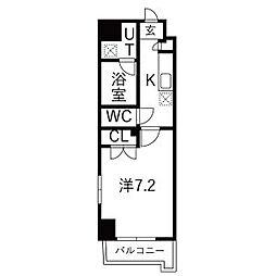 イースタンヒルズ一社 1Kの間取図画像