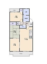 グランドメゾン菊坂 3LDKの間取図画像
