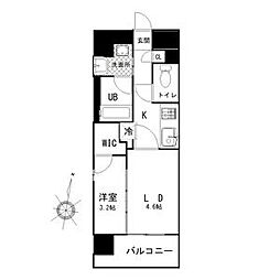 シーズンフラッツ矢場 2Kの間取図画像