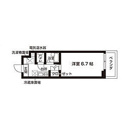 アル・ソーレ上前津 1Kの間取図画像
