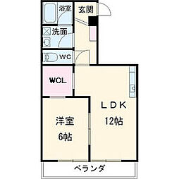 フェアモント21 1SLDKの間取図画像