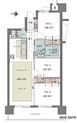 リエトコート丸の内 3LDKの間取図画像