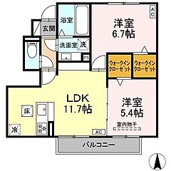 物件の間取り