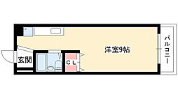 ダイコウビル 1Kの間取図画像