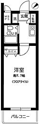 マイステージ立川 1Kの間取図画像